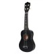 21 Inch Economic Soprano Ukulele Uke Musical Instrument With Gig bag Strings Tuner Black