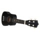 21 Inch Economic Soprano Ukulele Uke Musical Instrument With Gig bag Strings Tuner Black