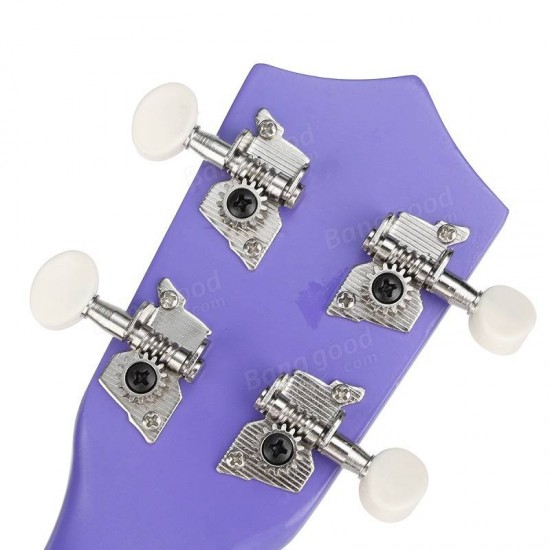 21 Inch Economic Soprano Ukulele Uke Musical Instrument With Gig bag Strings Tuner Purple 21 Inch Economic Soprano Ukulele Uke Musical Instrument With Gig bag Strings Tuner Purple