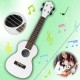 23 Inch Ukulele Concert Guitar Rosewood Colorful Hawaii Acoustic With Bag