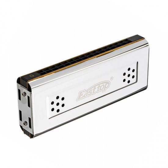 EASTTOP T16-2 16 Holes Harmonica with Two Sides Two Tunes C G Key
