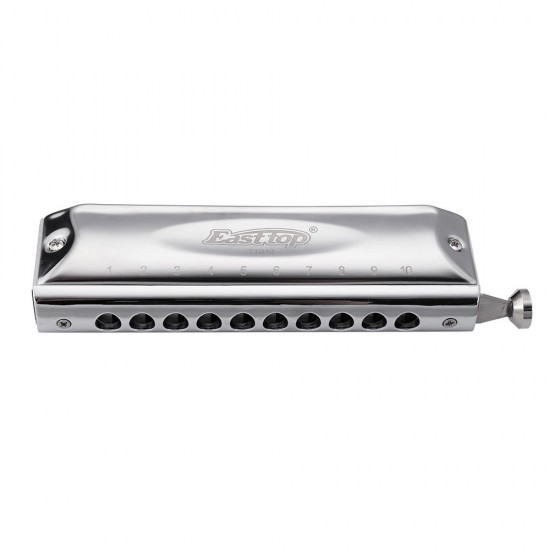 Easttop T10-40 10 Holes 40 Tones Advanced Chromatic Harmonica