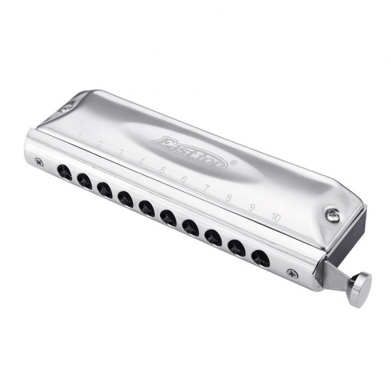 Easttop T10-40 10 Holes 40 Tones Advanced Chromatic Harmonica