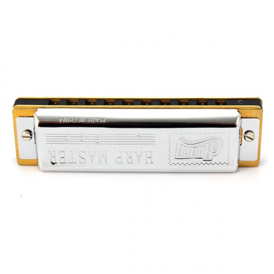 HUANG 108 10 Hole Blues Harmonica C Key