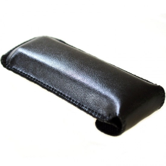 Zebra Leather Storage Bag With Buckle For 24 Holes Harmonicas Protective Case