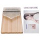 10 Keys Kalimba Wooden Thumb Piano Finger Percussion