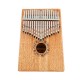 17 Key African Mahogany Wooden Kalimba Thumb Piano Finger Percussion Music Mbira