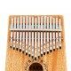 17 Key African Mahogany Wooden Kalimba Thumb Piano Finger Percussion Music Mbira