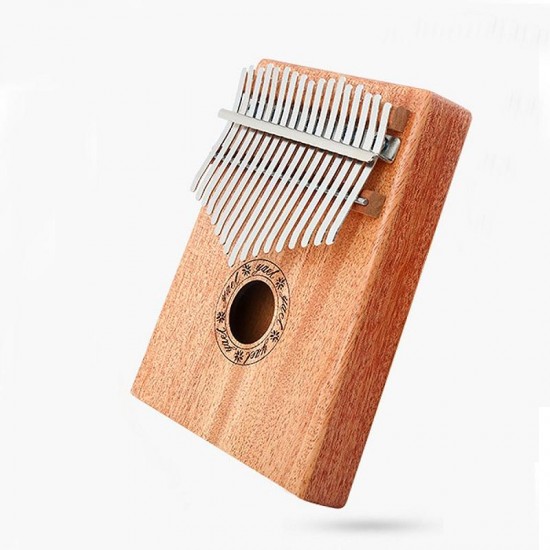 17 Key African Mahogany Wooden Kalimba Thumb Piano Finger Percussion Music Mbira