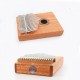 17 Key African Mahogany Wooden Kalimba Thumb Piano Finger Percussion Music Mbira