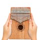 17 Key African Mahogany Wooden Kalimba Thumb Piano Finger Percussion Music Mbira