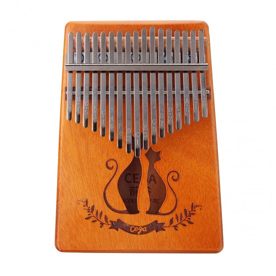 17 Key Mahogany Kalimba Veneer Mini Thumb Piano Keyboard Carved Tone Instrument 17 Key Mahogany Kalimba Veneer Mini Thumb Piano Keyboard Carved Tone Instrument