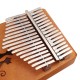 17 Key Mahogany Kalimba Veneer Mini Thumb Piano Keyboard Carved Tone Instrument 17 Key Mahogany Kalimba Veneer Mini Thumb Piano Keyboard Carved Tone Instrument
