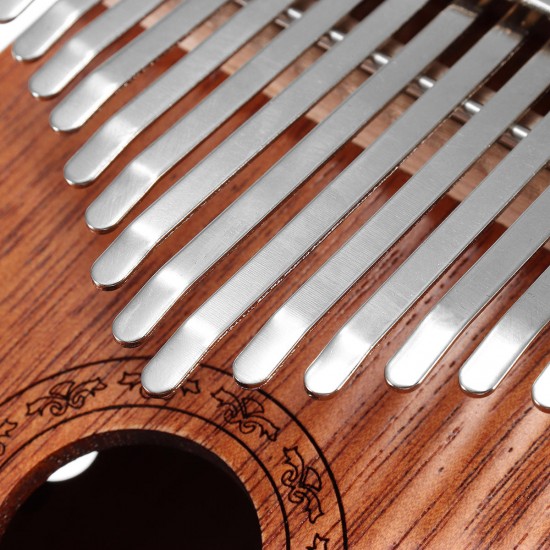 17 Keys Wood Kalimba Mahogany Thumb Piano Finger Percussion With Tuning Hammer 17 Keys Wood Kalimba Mahogany Thumb Piano Finger Percussion With Tuning Hammer