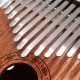 17 Keys Wood Kalimba Mahogany Thumb Piano Finger Percussion With Tuning Hammer