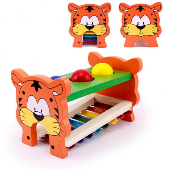 2 In 1 Wooden Tap Xylophone Education Musical Instruments for Children