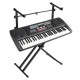 2 Tiers X Style Adjustable Keyboard Stand Folding Electronic Piano Holder