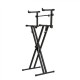 2 Tiers X Style Adjustable Keyboard Stand Folding Electronic Piano Holder 2 Tiers X Style Adjustable Keyboard Stand Folding Electronic Piano Holder