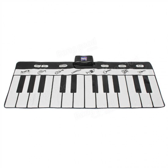 24 Keys Piano Music Keyboard Mat Playmat Dance Musical Toys