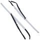 2PCS Adjustable Length Thick PU Leather Accordion Leather Shoulder Straps 2PCS Adjustable Length Thick PU Leather Accordion Leather Shoulder Straps
