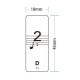 Transparent Piano Keyboard Note Sticker Suit For 61/88 Key Electronic Keyboard