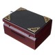 15 Tone DIY Hand Cranked Carved Music Box Classic Red Box With Hole Puncher 30 Pcs Paper Tapes