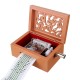 15 Tone DIY Hand Cranked Carved Music Box With Hole Puncher 30 Pcs Paper Tapes