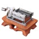 15 Tone DIY Hand Cranked Rosewood Music Box With Hole Puncher And Paper Tapes