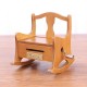 15 Tone DIY Hand Cranked Wooden Chair Music Box With Hole Puncher Paper Tapes