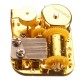 18 Note Mechanical DIY Windup Music Box Movement With Screws Key