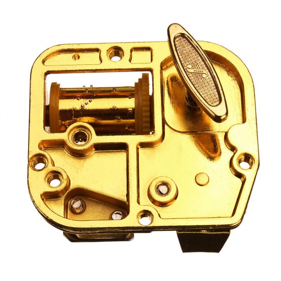 18 Note Mechanical DIY Windup Music Box Movement With Screws Key