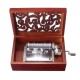 30 Tone DIY Hand Cranked Carved Music Box With Hole Puncher Paper Tapes 30 Tone DIY Hand Cranked Carved Music Box With Hole Puncher Paper Tapes