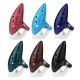 12 Hole Ceromic Ocarina Alto C Tone Handicraft Legend of Zelda Ocarina with Bracket