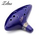 Zebra 12 Hole Ceramic Ocarina C Tone Handicraft Zelda Ocarina