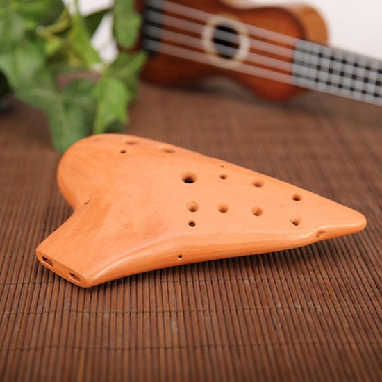 Zero 16 Hole Multi Chamber Ocarina Terracotta Alto C Double Ocarina