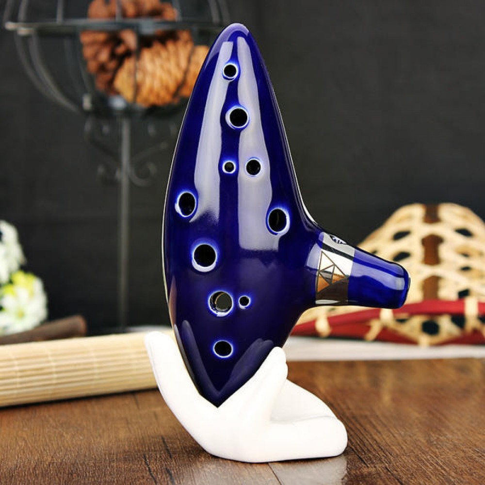 12 Hole Ocarina Ceramic Alto C Tone Legend of Zelda Ocarina Color Box