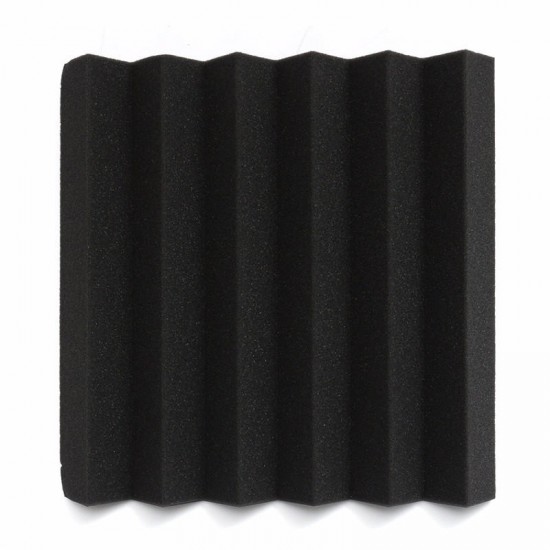 12 Pcs Black Blue Pyramid Acoustic Soundproofing Foam Tile Studio Panel 2"x12"x12"