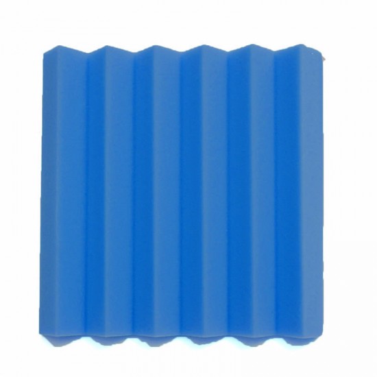 12 Pcs Black Blue Pyramid Acoustic Soundproofing Foam Tile Studio Panel 2"x12"x12"