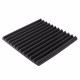 30x30x2.5cm Black Acoustic Soundproof Foam Sound Absorbing Waved Sponge