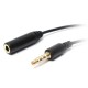 3.5mm 4 Pole Jack Male to Female Earphone Headphone Audio Extension Cable 1M 3Feet