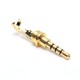 3.5mm 4 Pole Stereo Male Jack Plug Audio Solder Connector