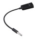 3.5mm Stereo Audio Male to Earphone Headset + Microphone Adapter PC Cell Phone