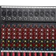 12 Channel bluetooth Live Studio Audio Mixer Mixing Console with USB XLR Input 48V Phantom