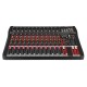 12 Channel bluetooth Live Studio Audio Mixer Mixing Console with USB XLR Input 48V Phantom