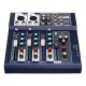 4 Channel 48V Bluetooth USB Sound Live Studio Audio Mixer Mixing Console Karaoke