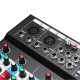 4 Channel USB Bluetooth Audio Mixer Portable Live Studio Mixing Console