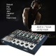 7 Channel Professional Stage Live Studio Audio Mixer USB Mixing Console DJ KTV