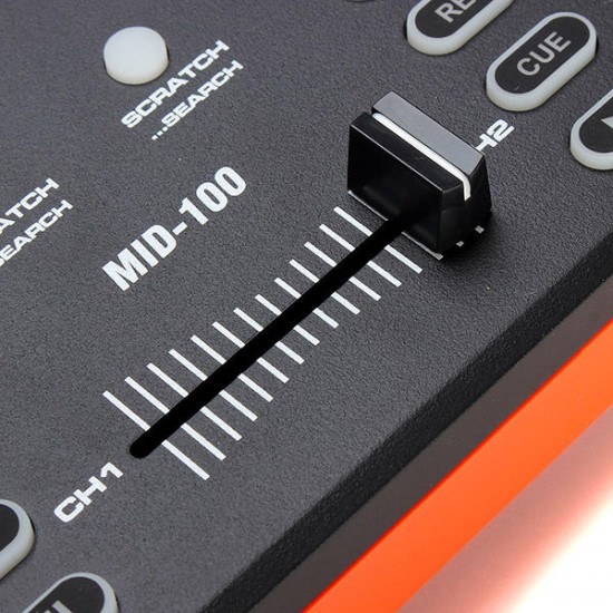 Blacknote MID-100 Computer DJ System USB MIDI DJ Controller Brake Disc for MAC and PC