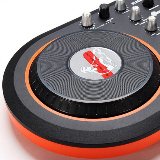 Blacknote MID-100 Computer DJ System USB MIDI DJ Controller Brake Disc for MAC and PC Blacknote MID-100 Computer DJ System USB MIDI DJ Controller Brake Disc for MAC and PC