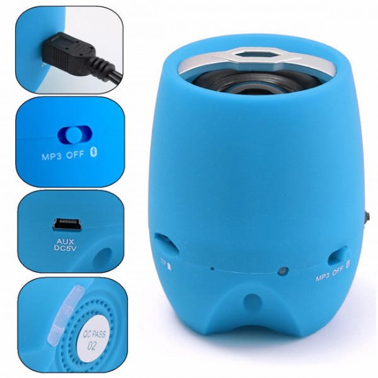 Bluetooth Wireless USB Portable Super Bass Stereo Speaker For PC IPAD PHONE